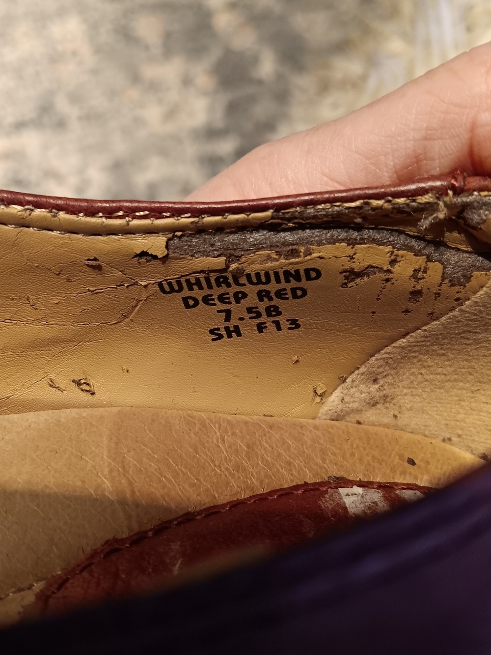 Earth Women's Burgundy Leather Heeled Loafers - Picture 5 of 8